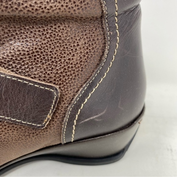 Spring Step Andrea Brown Leather Boots - Picture 6 of 9